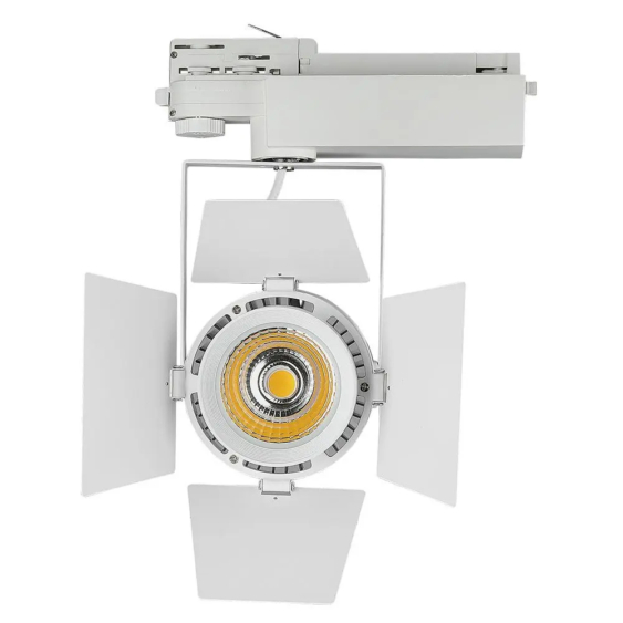 V-TAC LED sínes spotlámpa állítható 33W CRI&gt;90 hideg fehér - SKU 370