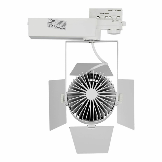 V-TAC LED sínes spotlámpa állítható 33W CRI&gt;90 meleg fehér - SKU 368