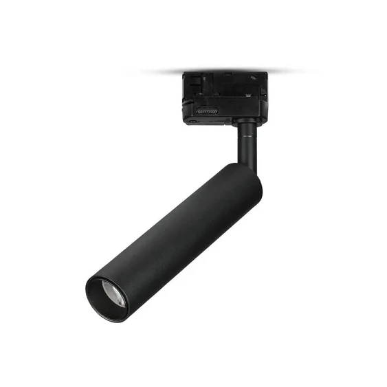 V-TAC LED sínes spotlámpa állítható 7W CRI>90 természetes fehér, fekete ház - SKU 354