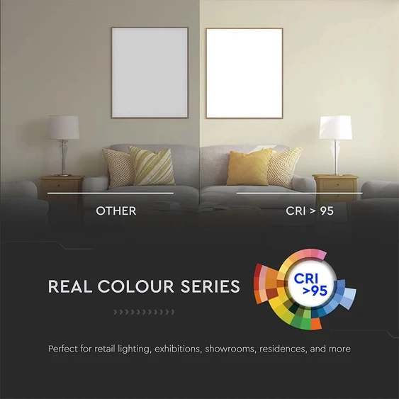 V-TAC LED sínes spotlámpa állítható CRI>95 15W hideg fehér - SKU 1300