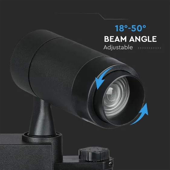 V-TAC LED sínes spotlámpa állítható dimmelhető 15W változtatható színhőmérséklet - SKU 1457