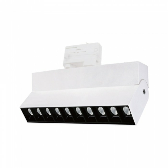 V-TAC LED sínes spotlámpa dönthető 25W CRI>90 UGR<19 meleg fehér - SKU 20009