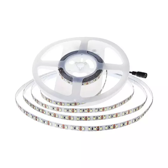 V-TAC LED szalag IP20 SMD 2835 chip 168 db/m hideg fehér, 140 Lm/W - SKU 212598