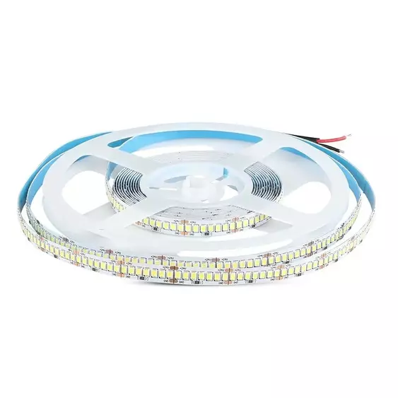 V-TAC LED szalag IP20 SMD 2835 chip 238 db/m hideg fehér, 135 Lm/W - SKU 212601