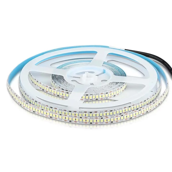 V-TAC LED szalag IP20 SMD 2835 chip 240 db/m hideg fehér, 100 Lm/W - SKU 212166