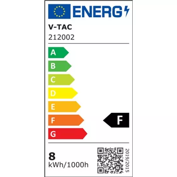 V-TAC LED szalag IP20 SMD 3528 chip 120 db/m hideg fehér, 100LM/W - SKU 212002