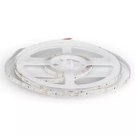 V-TAC LED szalag IP20 SMD 3528 chip 60 db/m természetes fehér, 100 Lm/W - SKU 212041