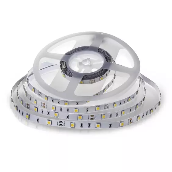 V-TAC LED szalag IP20 SMD 5050 chip 30 db/m meleg fehér - SKU 2135