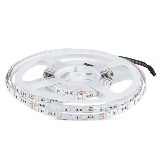 V-TAC LED szalag IP20 SMD 5050 chip 60 db/m RGB, 10 m/tekercs - SKU 212592