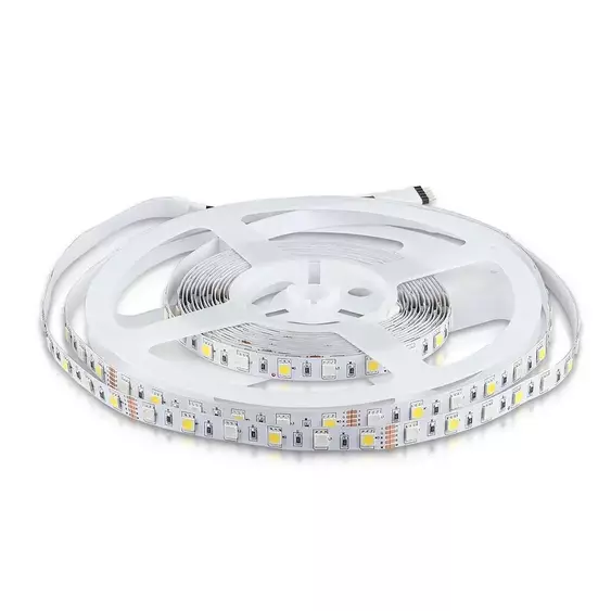 V-TAC LED szalag IP20 SMD 5050 chip 60 db/m RGB + természetes fehér - SKU 212552