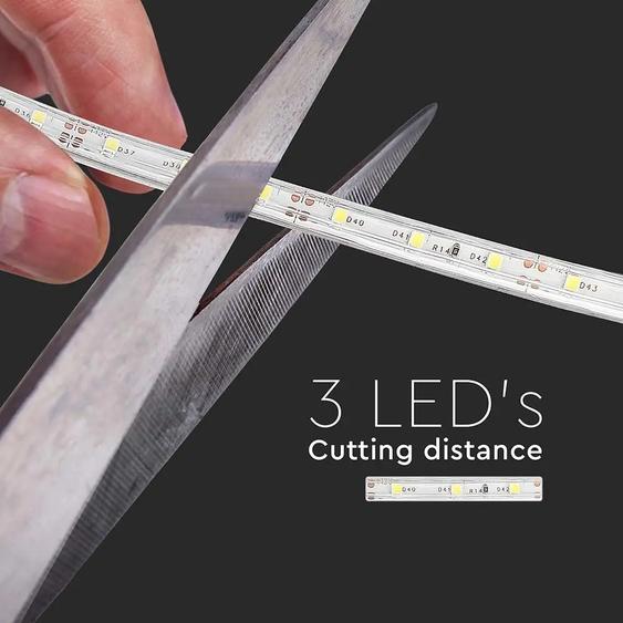 V-TAC LED szalag IP65 SMD 3528 chip 60 db/m kék, 100LM/W - SKU 212035