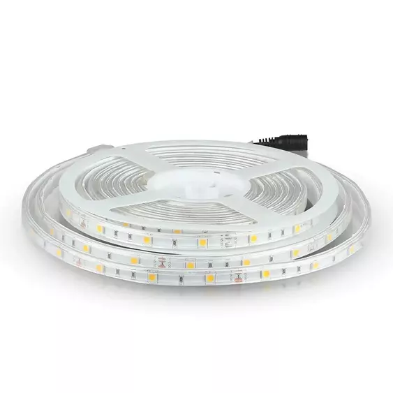 V-TAC LED szalag IP65 SMD 5050 chip 30 db/m hideg fehér - SKU 2144