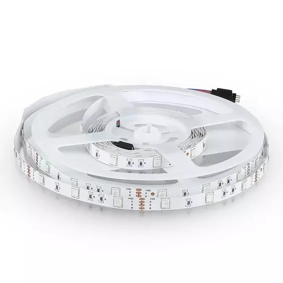 V-TAC LED szalag IP65 SMD 5050 chip 30 db/m RGB - SKU 212118