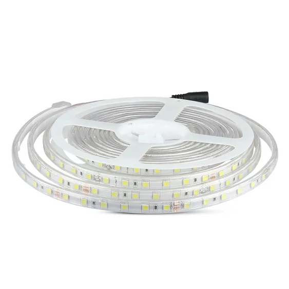 V-TAC LED szalag IP65 SMD 5050 chip 60 db/m hideg fehér - SKU 2564