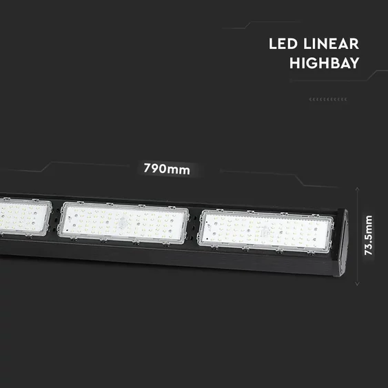 V-TAC lineáris csarnokvilágító LED lámpa 150W 110° természetes fehér - SKU 21893