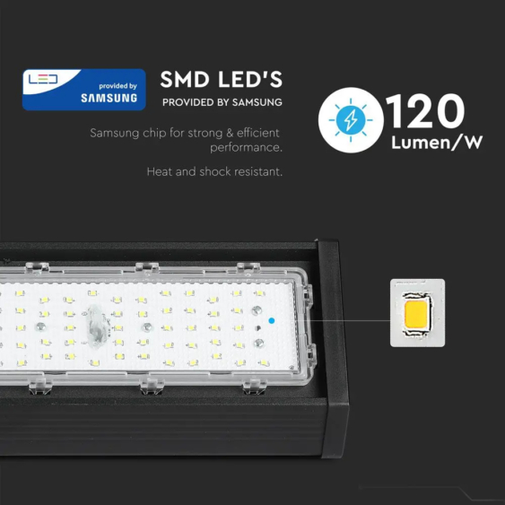 V-TAC lineáris csarnokvilágító LED lámpa 150W 120lm/W 120° természetes fehér - SKU 893
