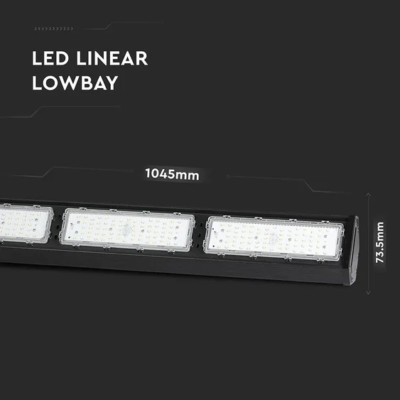 V-TAC lineáris csarnokvilágító LED lámpa 200W 120lm/W 120° természetes fehér - SKU 895