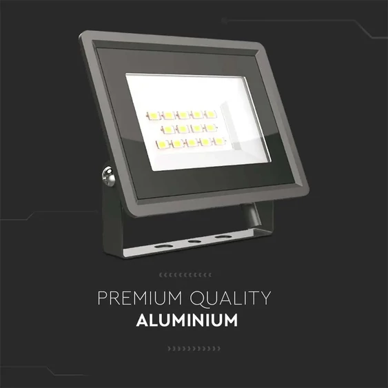 V-TAC mini LED reflektor 10W természetes fehér, fekete házzal - SKU 6728