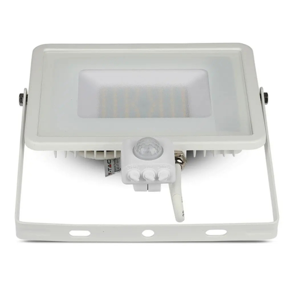 V-TAC mozgásérzékelős LED reflektor 50W hideg fehér Samsung chip - SKU 468
