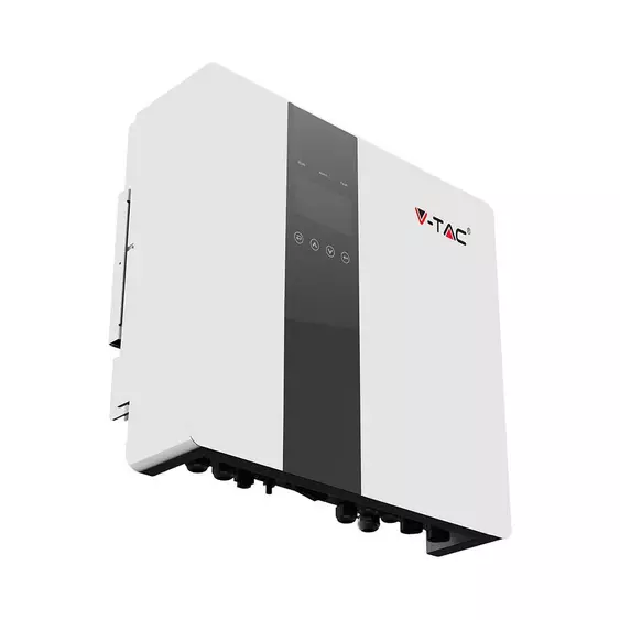 V-TAC napelemekhez való egyfázisú 3.6kW hibrid rendszerű inverter, LCD kijelzővel - SKU 11374