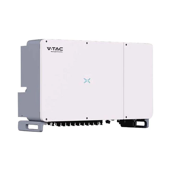 V-TAC napelemekhez való háromfázisú 100kW On-Grid rendszerű inverter, LCD kijelzővel - SKU 11520