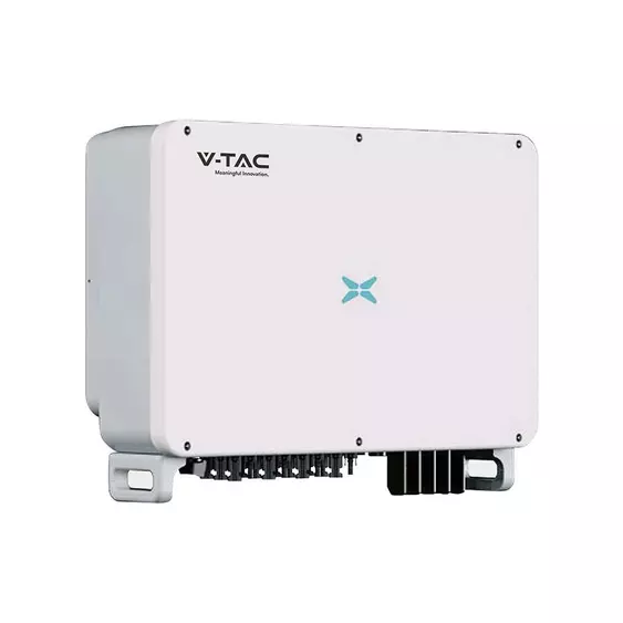 V-TAC napelemekhez való háromfázisú 50kW On-Grid rendszerű inverter, LCD kijelzővel - SKU 11521