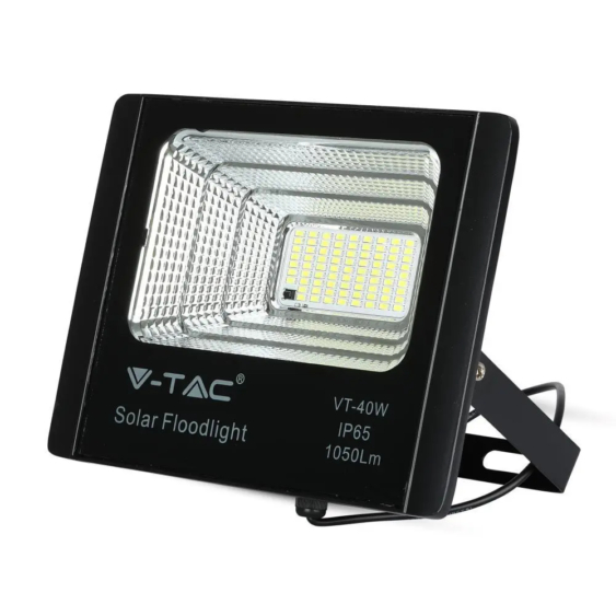 V-TAC napelemes LED reflektor 16W természetes fehér 10000 mAh - SKU 8574