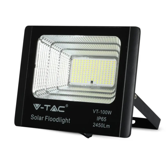 V-TAC napelemes LED reflektor 35W hideg fehér 15000 mAh - SKU 94012