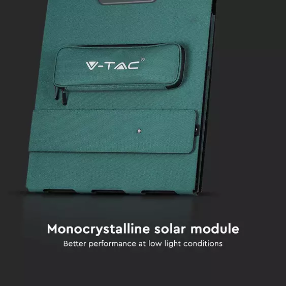 V-TAC összecsukható napelem áramfejlesztőkhöz - SKU 11446