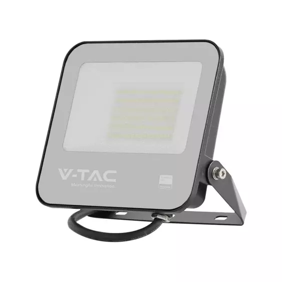 V-TAC PRO D-széria LED reflektor 50W hideg fehér 115 Lm/W, fekete ház - SKU 8845