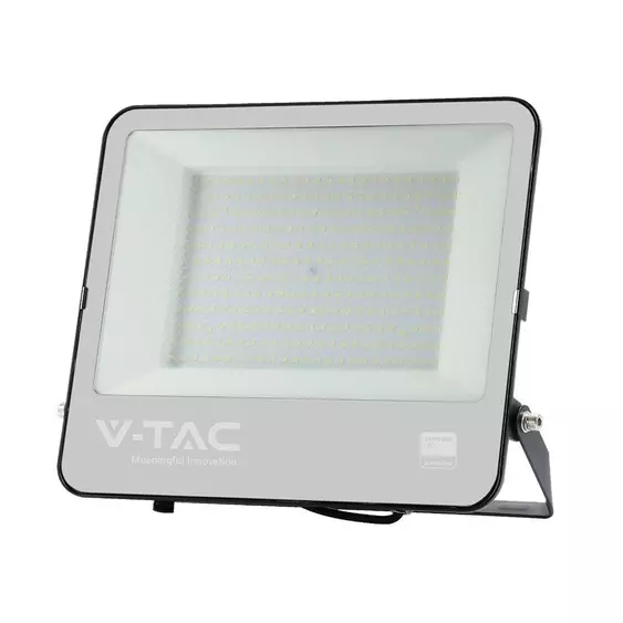 V-TAC PRO LED reflektor 200W természetes fehér, fekete házzal - SKU 23601