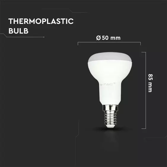 V-TAC R50 4.8W E14 meleg fehér LED égő - SKU 21138