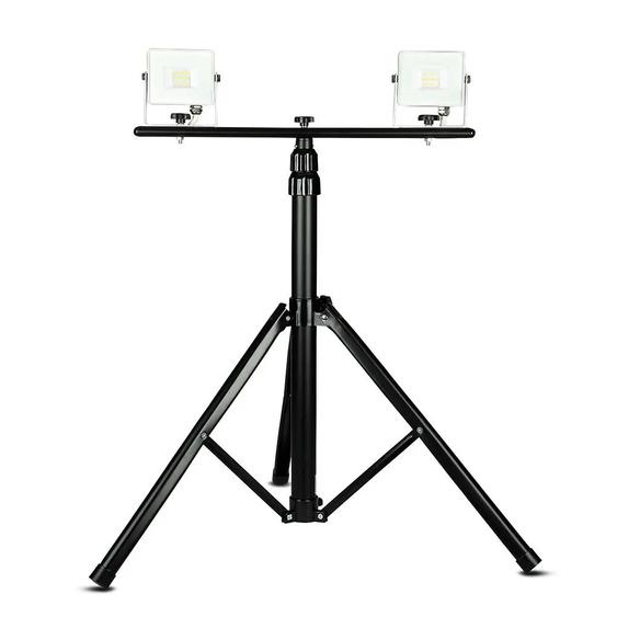 V-TAC reflektor tartó állvány, tripod - fekete - SKU 9546