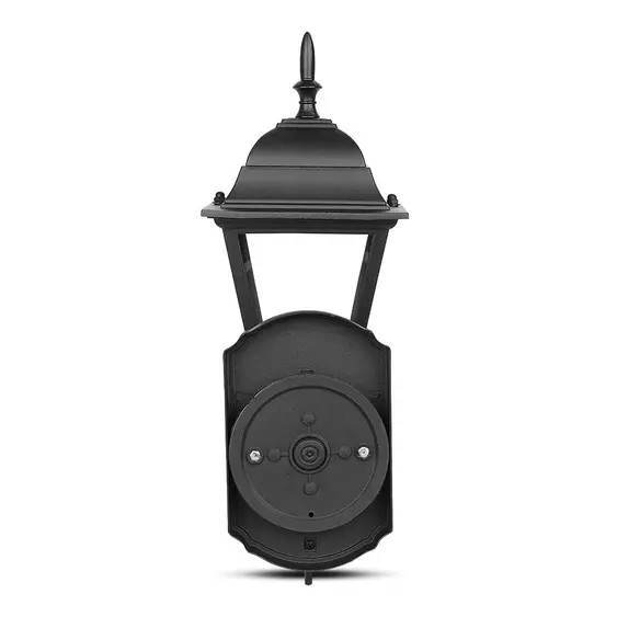 V-TAC régi stílusú kültéri fali lámpa, matt fekete, E27 foglalattal - SKU 7519