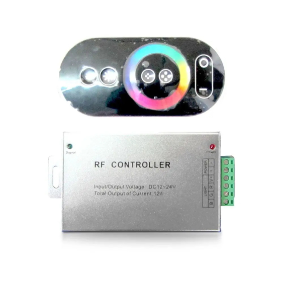 V-TAC RGB LED szalag vezérlő távirányítóval 12/24V - SKU 3312