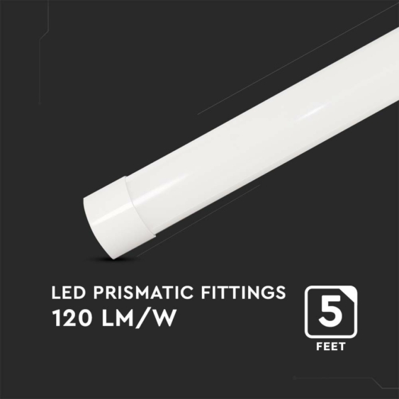 V-TAC Slim LED lámpa 150cm 50W természetes fehér, 120 Lm/W - SKU 8050