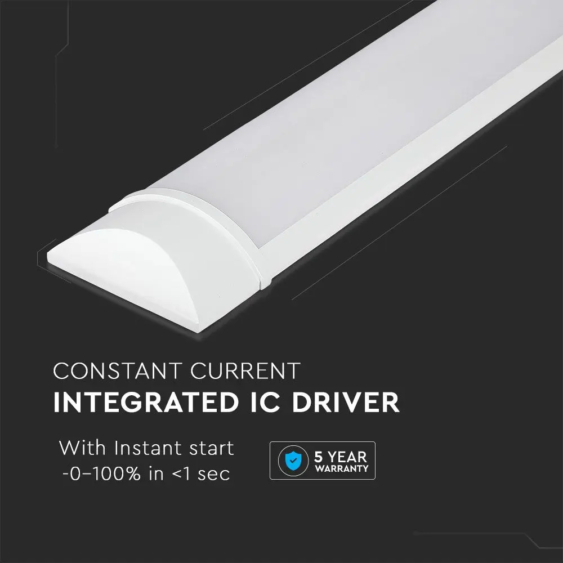 V-TAC Slim LED lámpa 30cm 10W meleg fehér - SKU 659