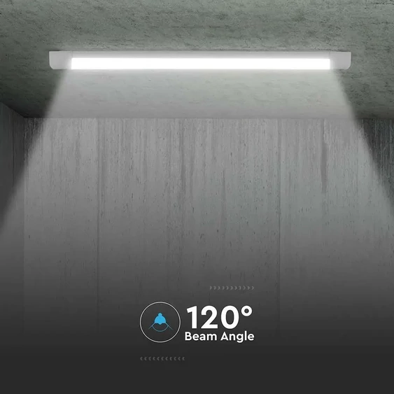 V-TAC Slim LED lámpa 60cm 15W természetes fehér 150lm/W, 30cm kábellel - SKU 20360