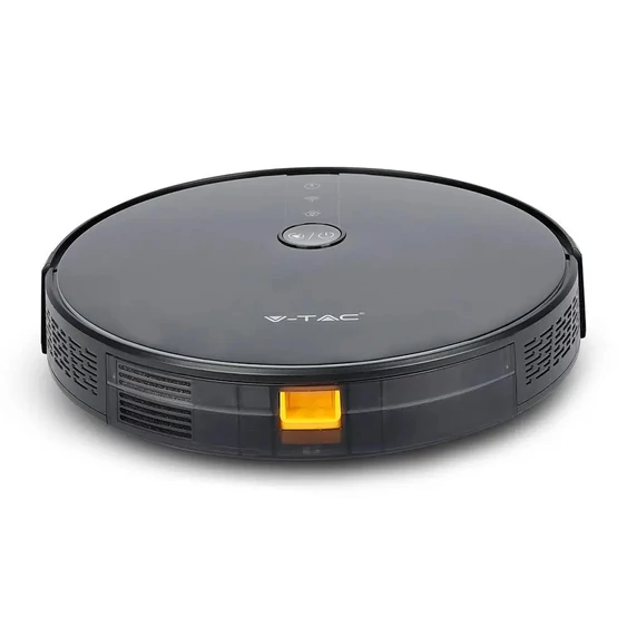 V-TAC Smart - okostelefonról irányítható, fekete robotporszívó - SKU 8650