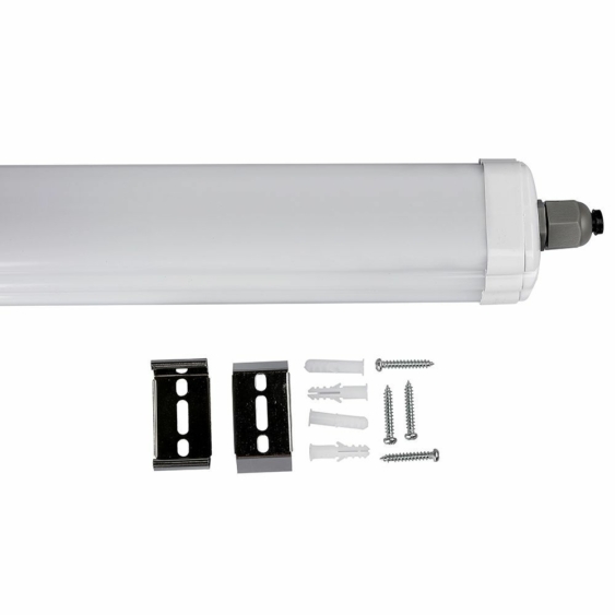 V-TAC sorolható LED lámpa 120cm 24W IP65 hideg fehér, 160 Lm/W (X-széria) - SKU 216486