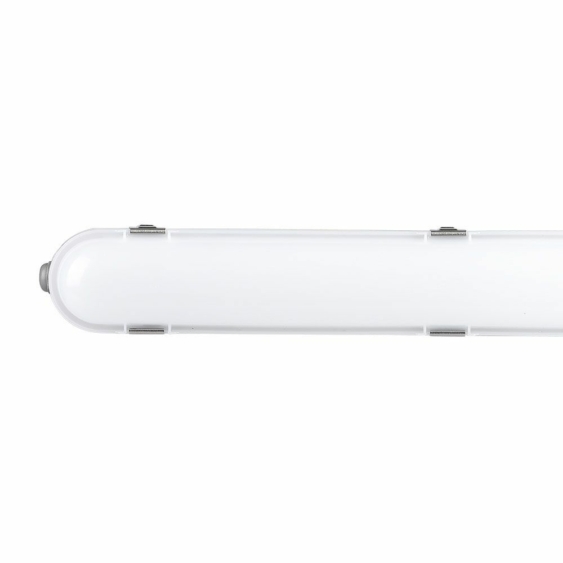 V-TAC sorolható LED lámpa 120cm 36W IP65 hideg fehér, fehér fedlap, 120 Lm/W - SKU 2120216