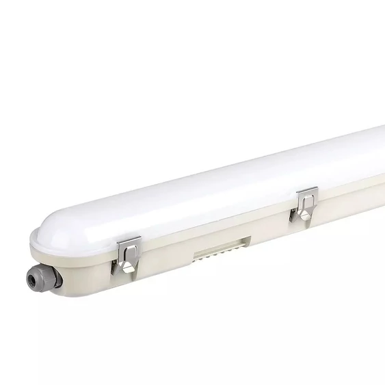 V-TAC sorolható LED lámpa 120cm 36W IP65, IK07 természetes fehér, fehér fedlappal - SKU 20217