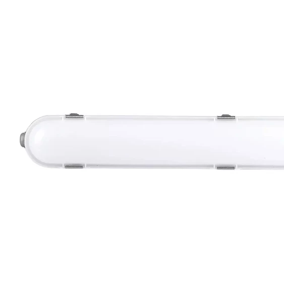 V-TAC sorolható LED lámpa 120cm 36W IP65, IK07 természetes fehér, fehér fedlappal - SKU 20217