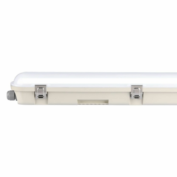 V-TAC sorolható LED lámpa 150cm 48W IP65 hideg fehér, fehér fedlap, 120 Lm/W - SKU 2120214
