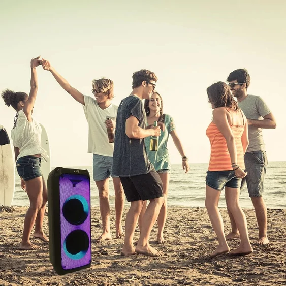 V-TAC Soundor 100W Bluetooth hangszóró LED világítással - SKU 8982