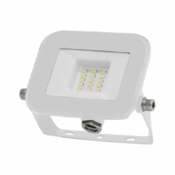 V-TAC SP-széria LED reflektor 10W hideg fehér, fehér ház - SKU 10013