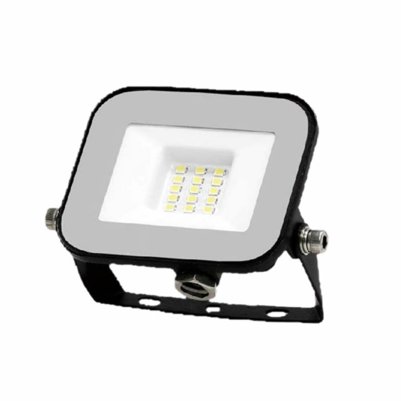 V-TAC SP-széria LED reflektor 10W hideg fehér, fekete ház - SKU 10010