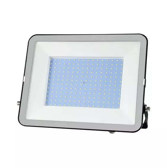 V-TAC SP-széria LED reflektor 300W hideg fehér, fekete ház, 1 méter kábellel - SKU 10032