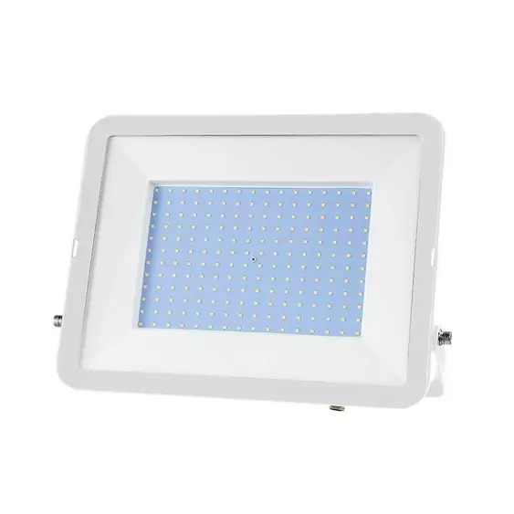 V-TAC SP-széria LED reflektor 300W természetes fehér, fehér ház, 1 méter kábellel - SKU 10033