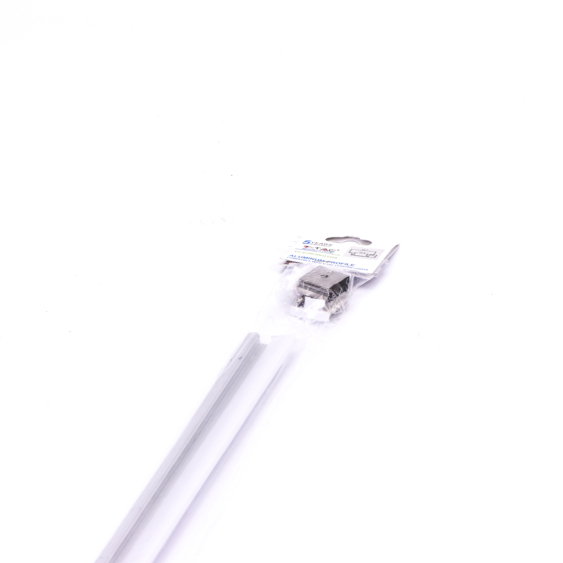 V-TAC süllyeszthető alumínium LED szalag profil fehér fedlappal 2m - SKU 3350